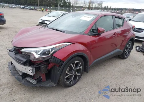 2019 Toyota C-Hr Xle z USA, uszkodzony, nr VIN JTNKHMBX2K1014414